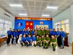 Lễ Kết nghĩa giữa Chi đoàn viên chức Tiểu học Trường Thực hành Sư phạm và Chi đoàn Phòng cảnh sát PCCC và CNCH công an tỉnh Trà Vinh